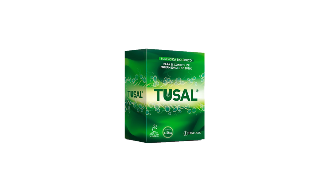 Caja de Tusal, fungicida biológico de Timac Agro